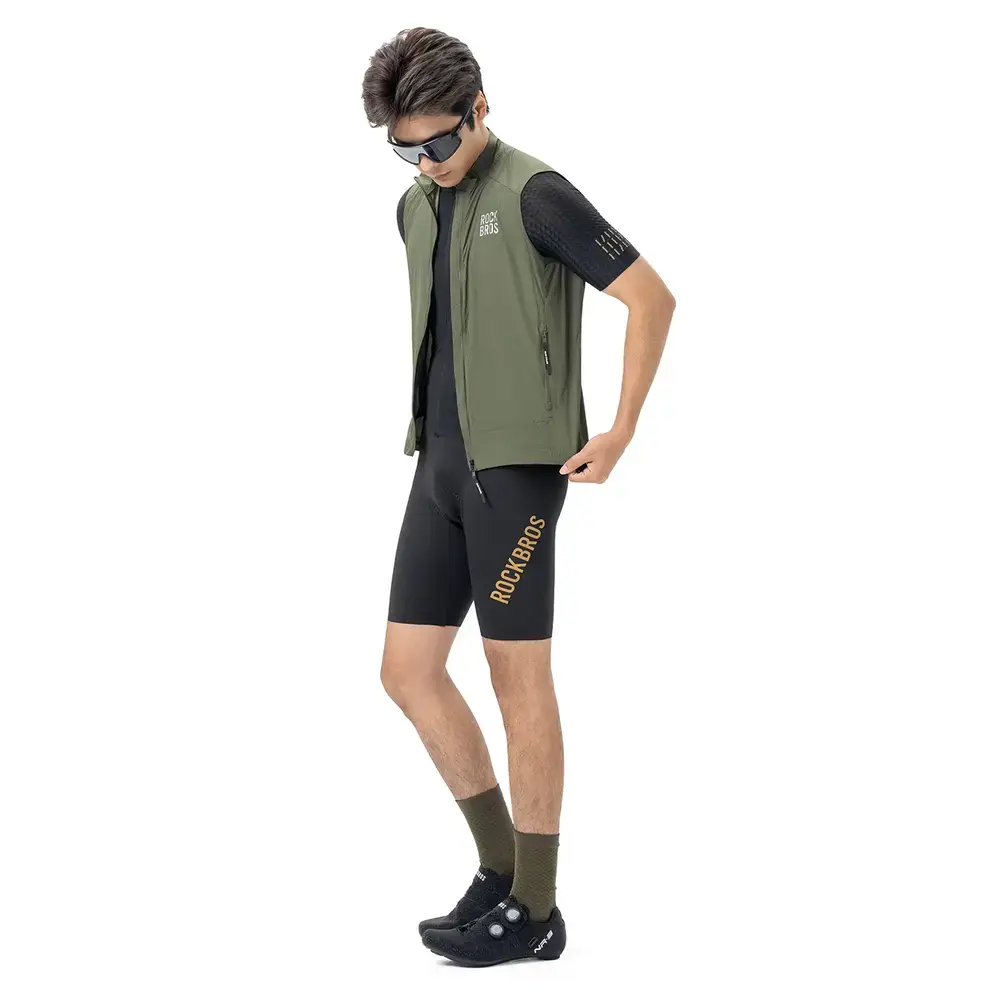 Rockbros YDMJ003 Windproof Vest Spring/Autumn Size S - Green