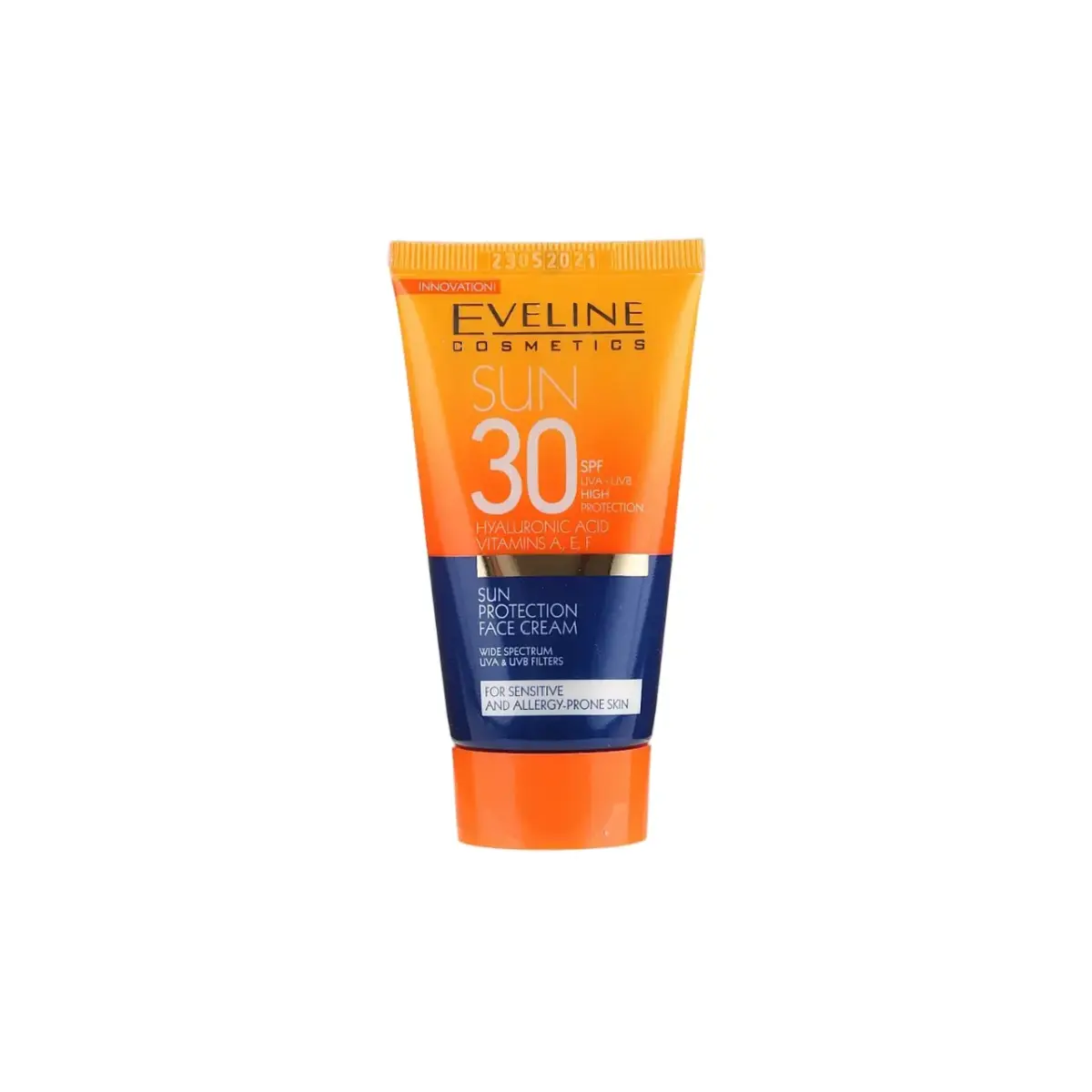 Eveline Cosmetics, Sun Protect, Hyaluronic Acid, Sun Protection, Daily, Cream, For Face, SPF, 50 ml