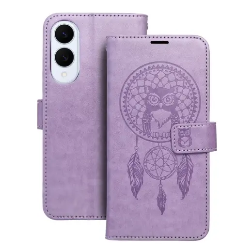 MEZZO dreamcatcher raamatutüüpi telefoni ümbris Samsung Galaxy S25 Edge (S937) lilla