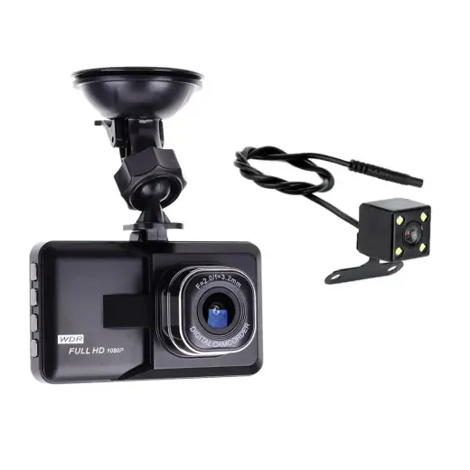 Car Dash Cam DVR-02 3,0 inches + rear camera