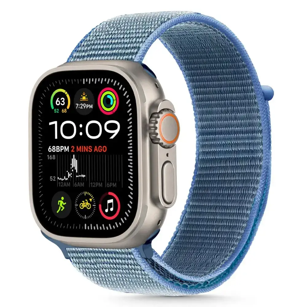 TECH-PROTECT NYLON APPLE WATCH 6 | 7 | 8 | 9 | 10 | SE | ULTRA 1 | 2 (44 | 45 | 46 | 49 MM) BABY BLUE