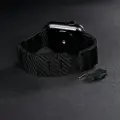 Band PITAKA Carbon Fiber Retro for Apple Watch 1|2|3|4|5|6|7|8|9|10|SE|Ultra|Ultra2 black grey Photo