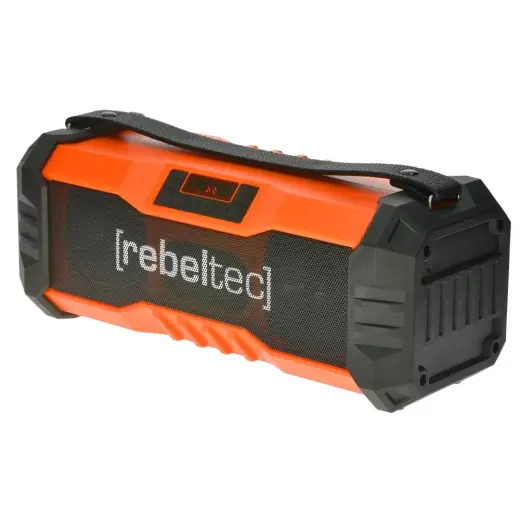 Rebeltec SoundBox 350 Bluetooth Bezvadu Skaļrunis IP65 | Micro SD | USB | Radio | Aux | 18W Melns