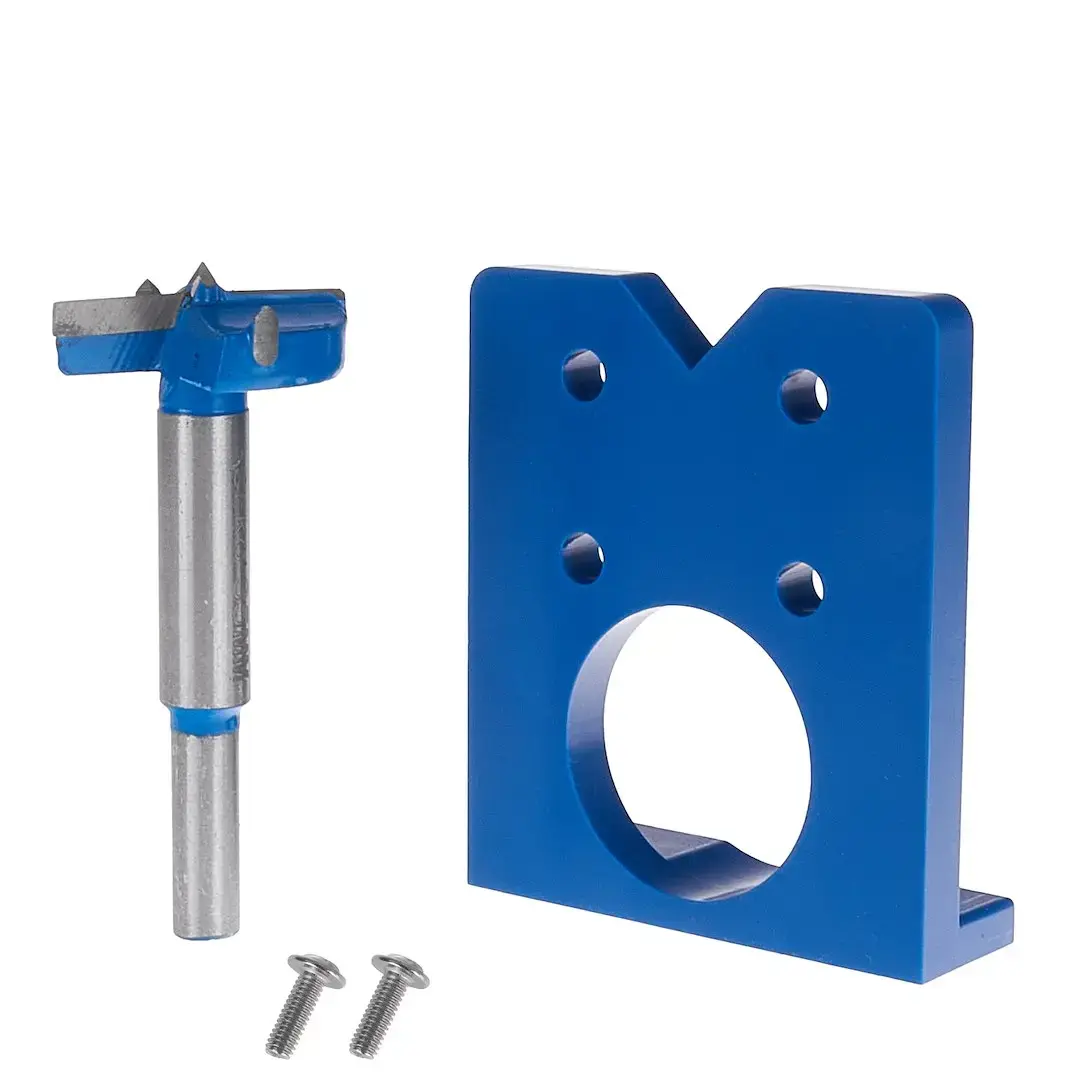 35mm puurimisukse peidetud hinge šabloon