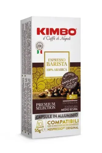 KIMBO Barista Napoli Aluminum Coffee Capsules