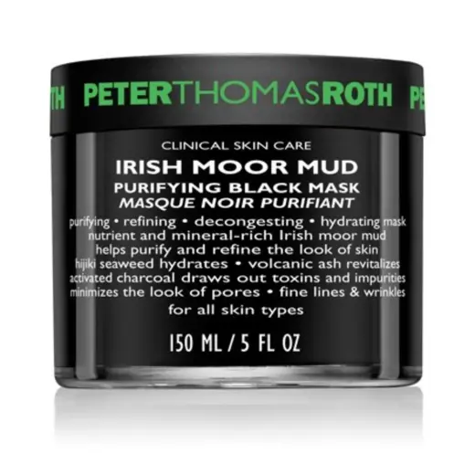 Peter Thomas Roth, Irish Moor Mud Purifying Black Mask, Purifying and Decongesting, Mud Mask, For Face, 150 ml