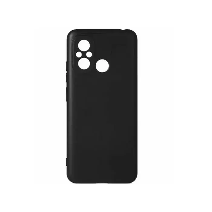 Fusion Elegance Fibre silikona aizsargapvalks Xiaomi Redmi 12c | Redmi 11a melns
