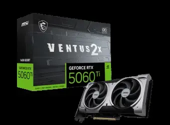 MSI GeForce RTX 5060 Ti 16G VENTUS 2X OC Plus - 16GB GDDR7  HDMI  3x DP