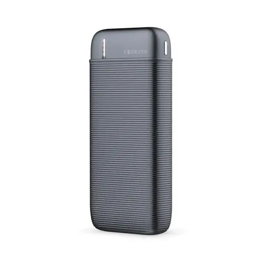 Forever TB-100M ārējais akumulators (powerbank) | 10000 mAh | 10.5W | Micro USB, USB-C | melns