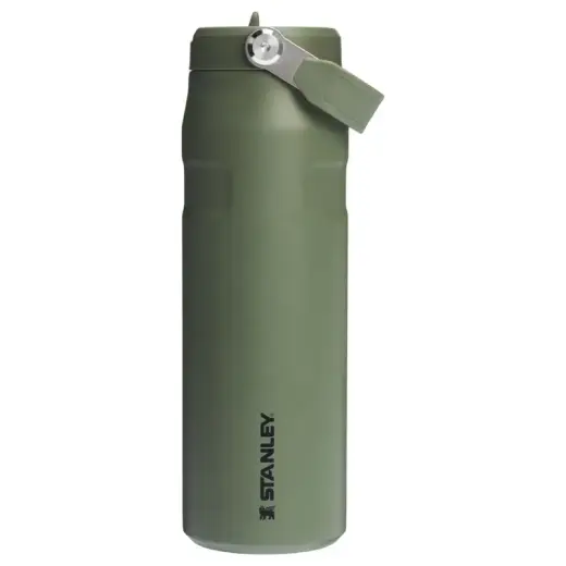Termospudel kõrrega The IceFlow Bottle Flip Straw 2.0 0.71L tumeroheline