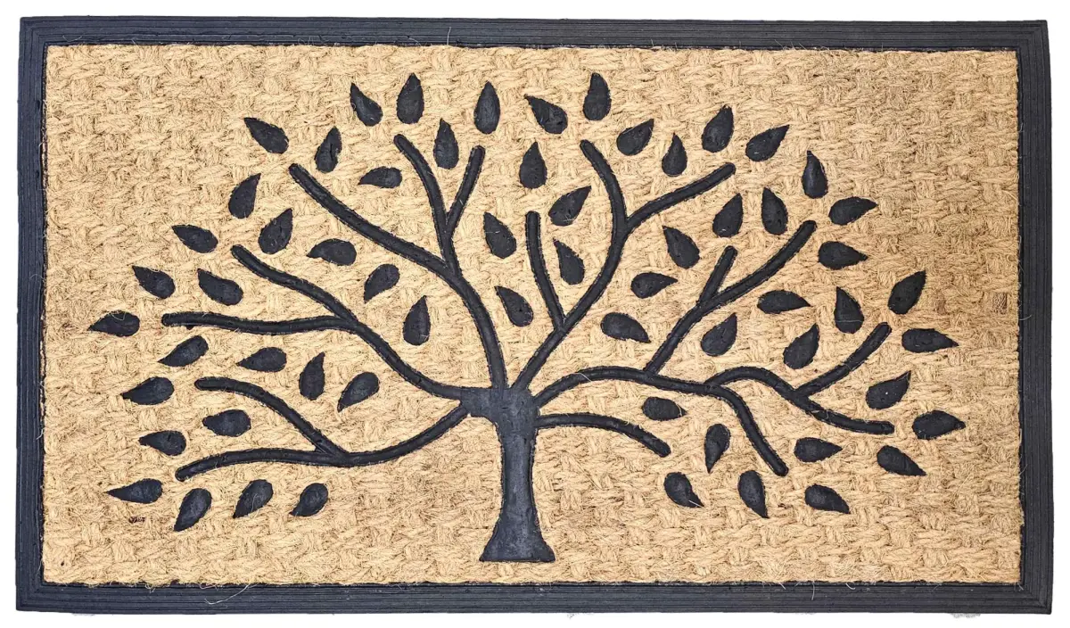 Doormat 45x75cm wood