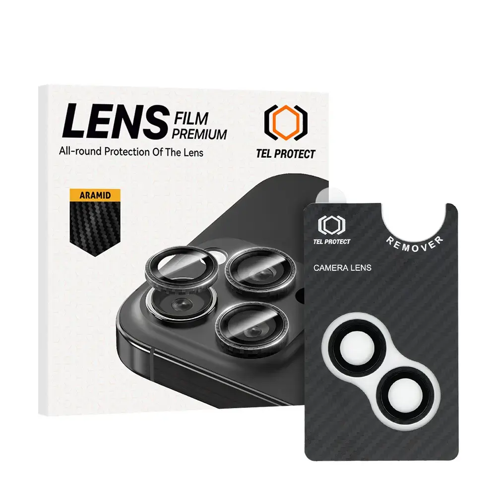 Tempered glass Tel Protect 3D Lens Aramid Series on camera for Iphone 13/13 Mini (lens 2 pieces)
