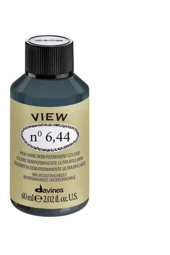 Davines, View, Demi-Permanent Hair Dye, 6.44 , 60 ml