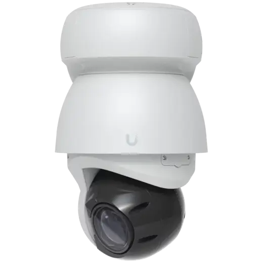 Ubiquiti UVC-AI-PTZ-W Industrial-grade 4K PoE++ PTZ camera with enhanced AI capabilities, 22x optical zoom, and long-range adaptive IR LED night vision
