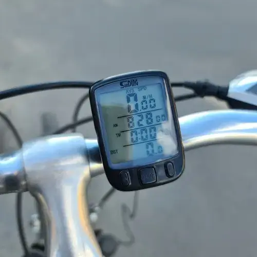 Goodbuy 18666 vadu ūdensizturīgs velosipēda ātruma mērītājs velosipēdiem IPX4 | LCD
