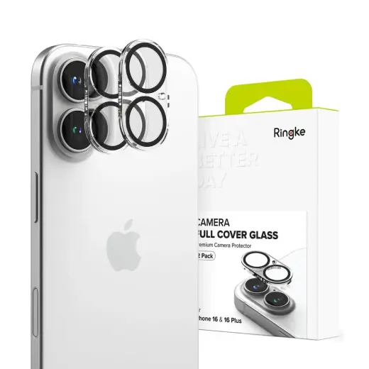 RINGKE KAMERAS AIZSARGS 2 GAB. IPHONE 16 | 16 PLUS CAURSPĪDĪGS