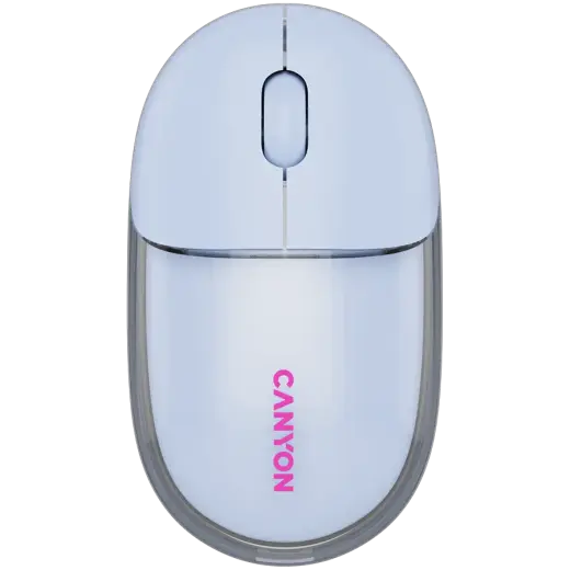 CANYON mouse OnClick 24 BT/ Wireless Transparent/Blue