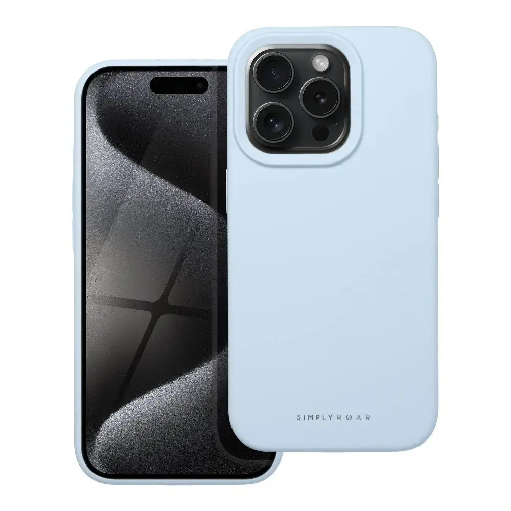ROAR CLOUD SKIN maciņš telefonam iPhone 15 Pro zils
