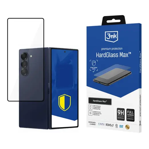 3mk HardGlass Max tempered glass for phone Samsung Galaxy Z Fold 6 black