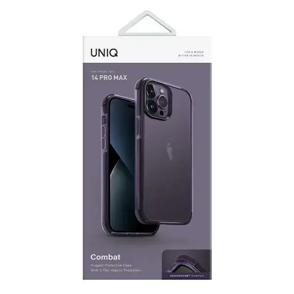 UNIQ Combat Case iPhone 14 Pro Max 6,7" fig purple