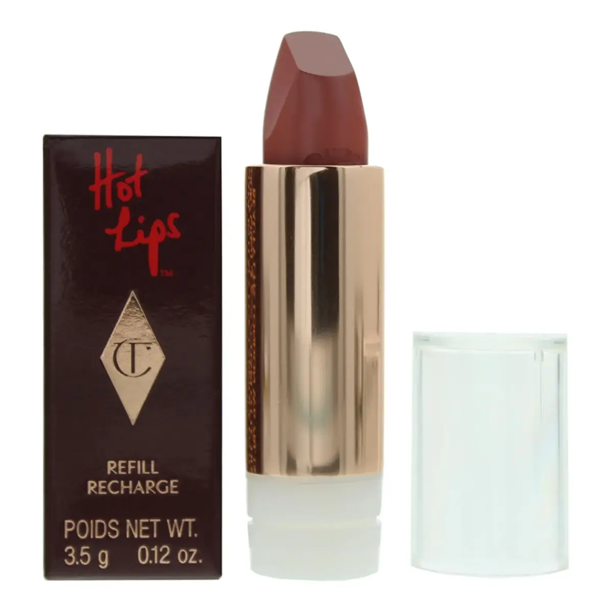 Charlotte Tilbury, Matte Revolution, Matte, Cream Lipstick, In Love With Olivia, Refill, 3.5 g