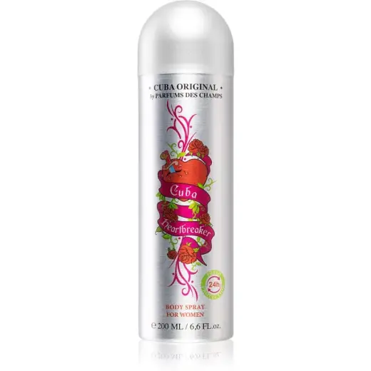 Cuba Heartbreaker by Cuba BODY SPRAY 6.7 OZ for WOMEN