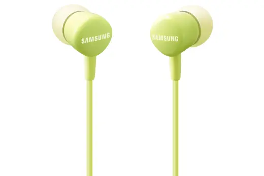 amsung HS130 Original Headset with microphone and volume control 1.2m Green (EU Blister)