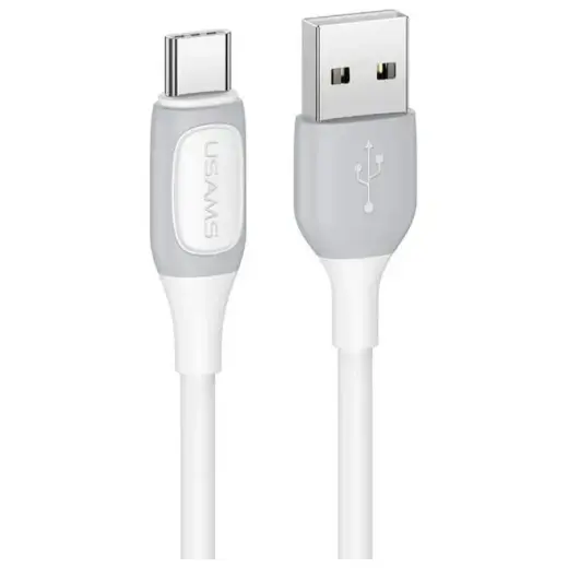 Usams US-SJ596 data transfer and charging cable | USB-C | 15W | 1m | white