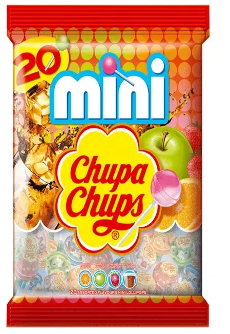 Ledenes CHUPA CHUPS mini, maisiņā, 120g