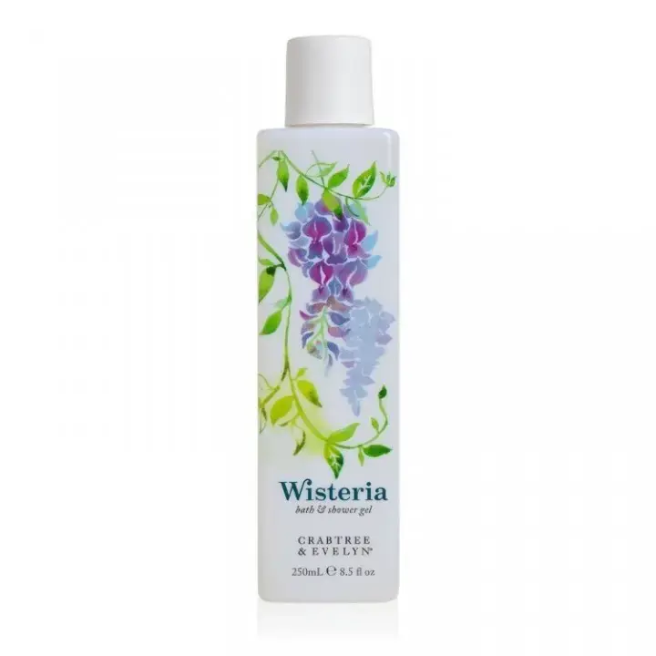 Crabtree & Evelyn, Wisteria, Cleansing, Shower Gel, For All Skin Types, 250 ml
