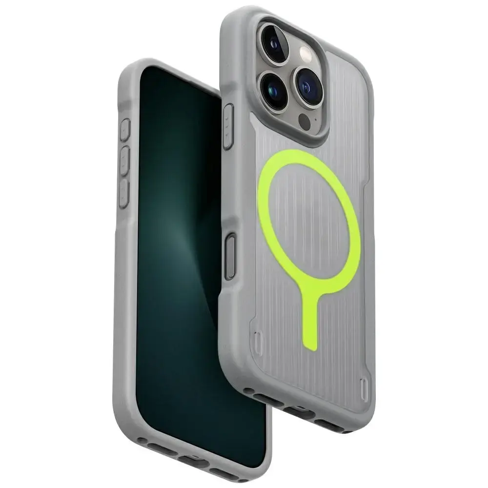 Case UNIQ Combat Active for iPhone 16 Pro Magclick Charging gray