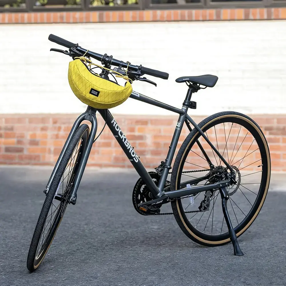 Torba rowerowa Rockbros H74 na kierownicę lub ramię typu banan 1,8 l - żółta