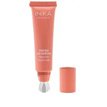 Inika Organic Tinted Lip Serum - peptides and ceramides 10 ml