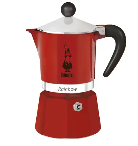 Bialetti coffee maker 6 cups (4963) red