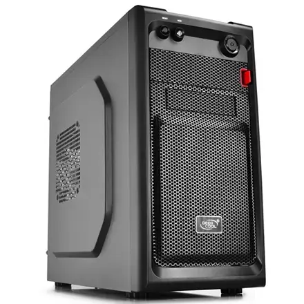 deepcool Smarter USB 3.0 x1  USB 2.0 x 1  Mic x1  Spk x1  black  Mini-Tower