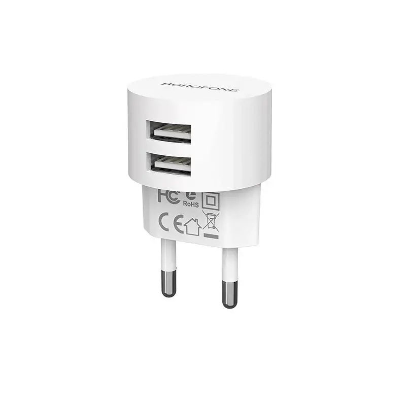 Borofone BA23A Universal Travel Charger USB | 5V | 2.4A White
