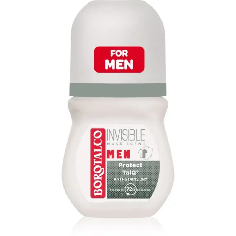 Borotalco Ball Deodorant Men Invisible Dry (Deo Roll on) 50 Ml