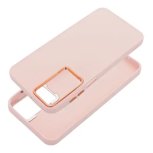 Frame telefono dėklas Samsung Galaxy A27 5G (A276) rožinis