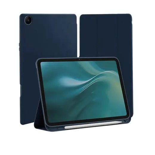 Etteri planšetinio kompiuterio dėklas Galaxy Tab A9 tamsiai mėlynas