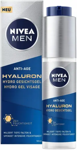 Nivea Men Hyaluron Anti-Age Hydro Viso - Refreshing Gel for the Skin - 50ml.