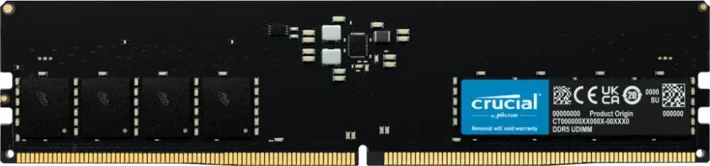 Crucial RAM - 16 GB - DDR5 4800 UDIMM CL40