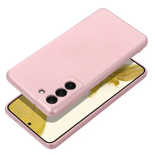 Metallic telefono dėklas Samsung Galaxy A57 (A576) rožinis