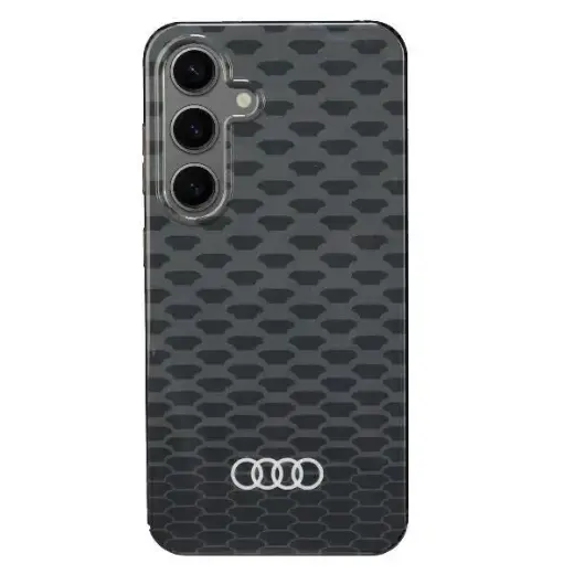 Audi IML Stitching Pattern MagSafe Case S24 S921 black|black hardcase AU-IMLMS24-Q5|D3-BK