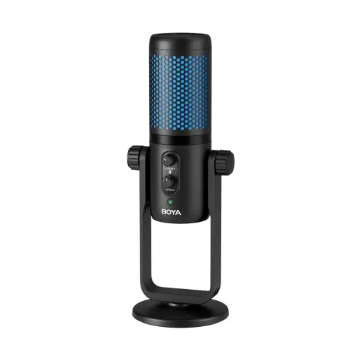 BOYA BY-PM740 wireless microphone with 4 directional characteristics 2.4 GHz mini jack 3.5 mm USB-A - black