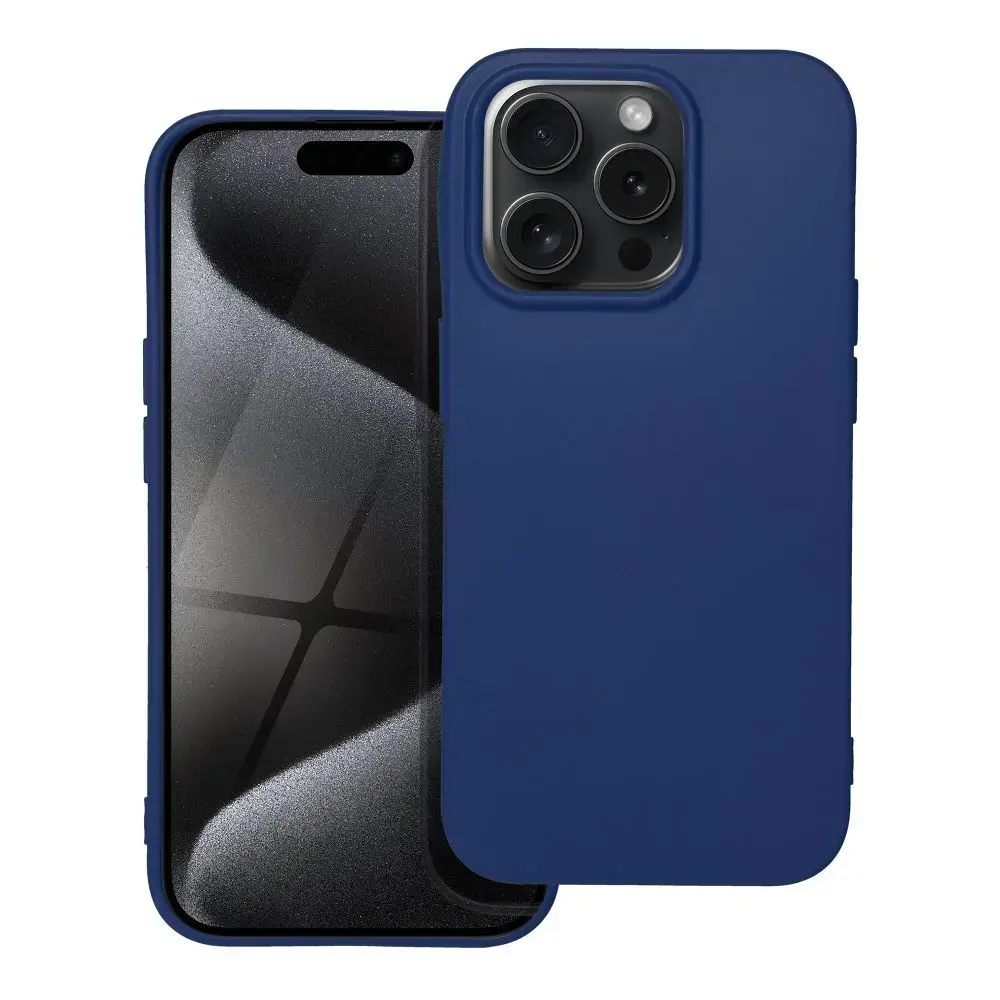 Soft maciņš telefonam iPhone 15 Pro zils
