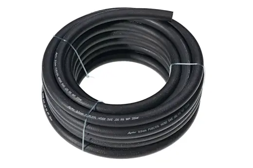 Rubber fuel hose reinforced 3-layer fi 6,3 mm/1 mb (10m w rolce/ in roll)