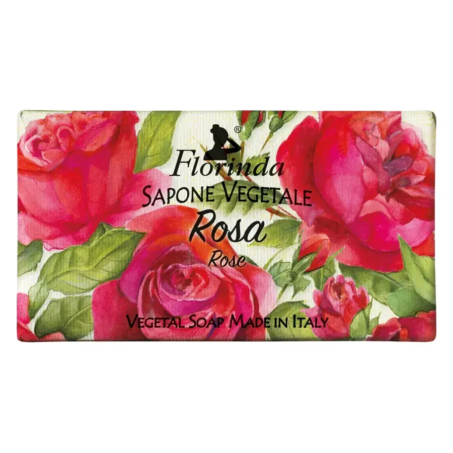 Florinda, Rosa, Vegan, Hydrating, Scented Soap Bar , Body, 100 g