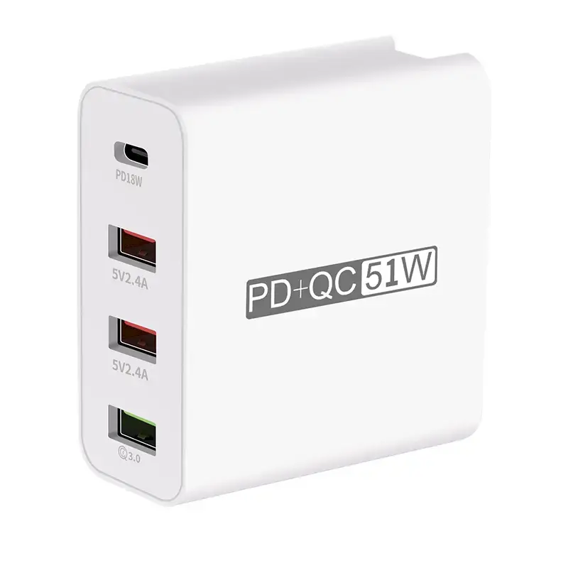 Goodbuy multi charger 3 x USB | USB-C | 51W | 3.4A white