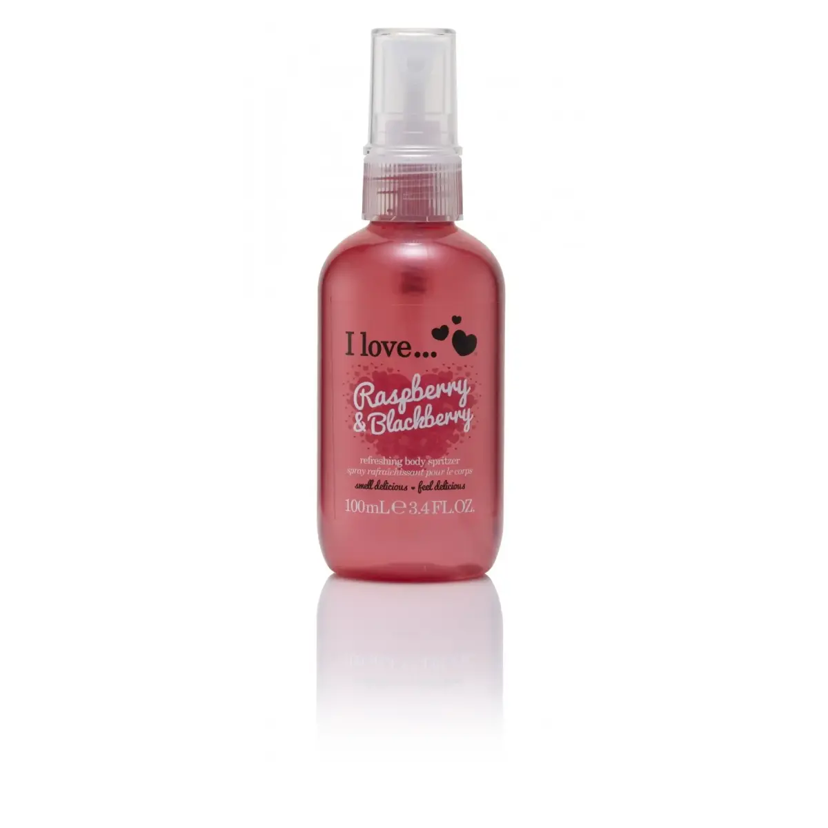 I Love, Raspberry & Blackberry, Scented Spray, For Women, 100 ml