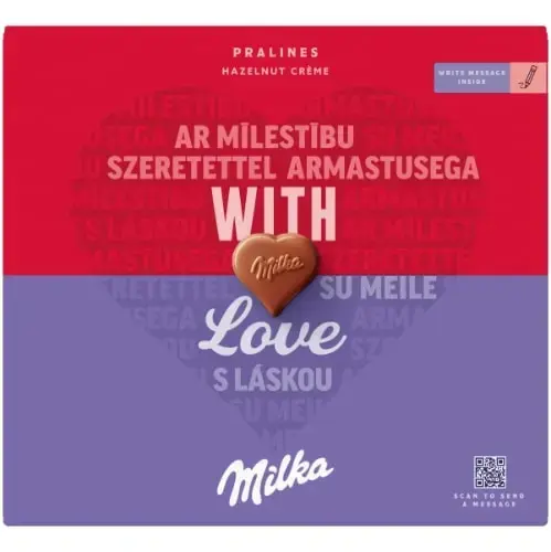 Konfekšu kārba I Love Milka 110g